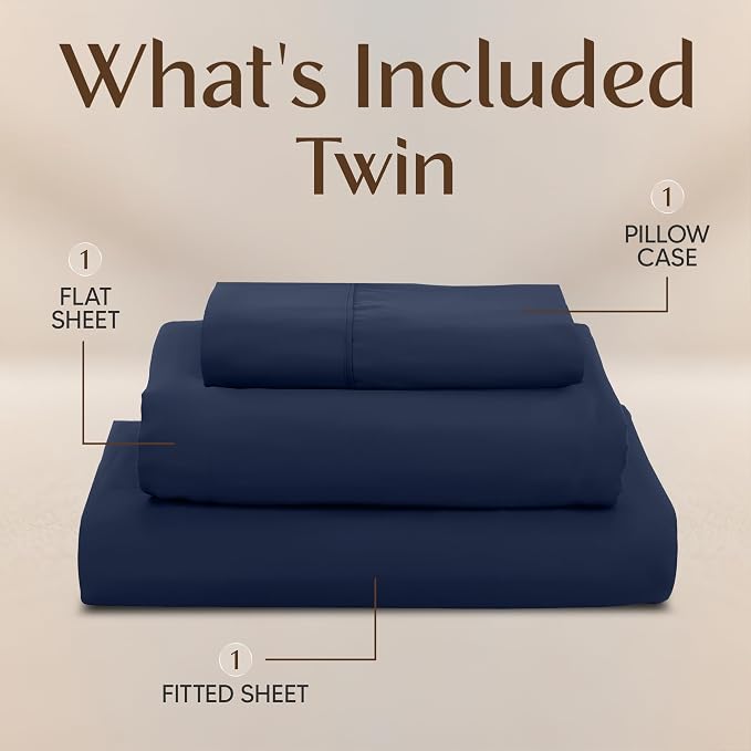 Utopia Bedding Twin Sheet Set – 3 Piece Bed Sheets - Image 3