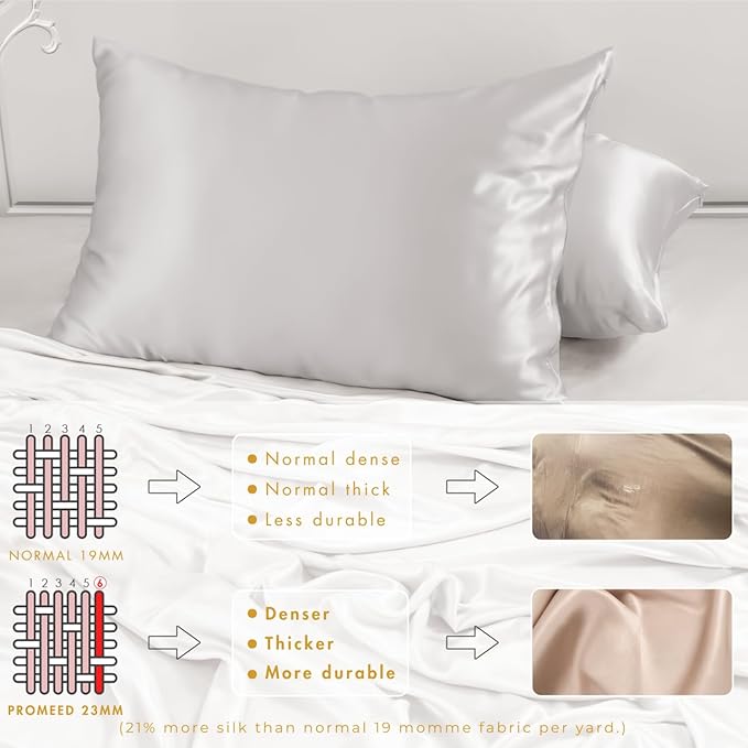PROMEED 100% Mulberry Silk Pillowcase - Image 5