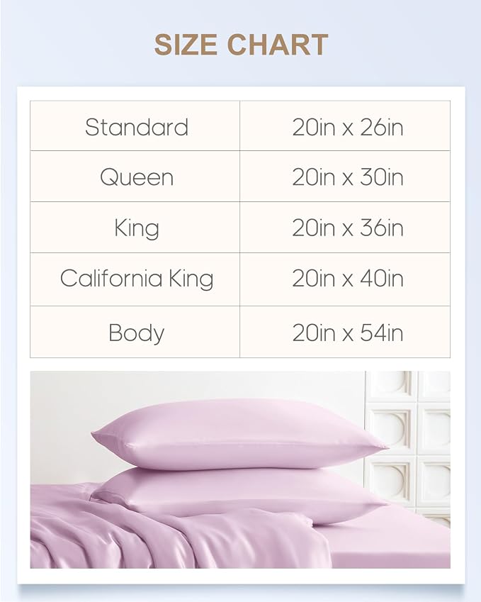 THXSILK Silk Pillowcase for Hair and Skin, 100% Mulberry Silk Bed Pillowcase 22 - Image 9