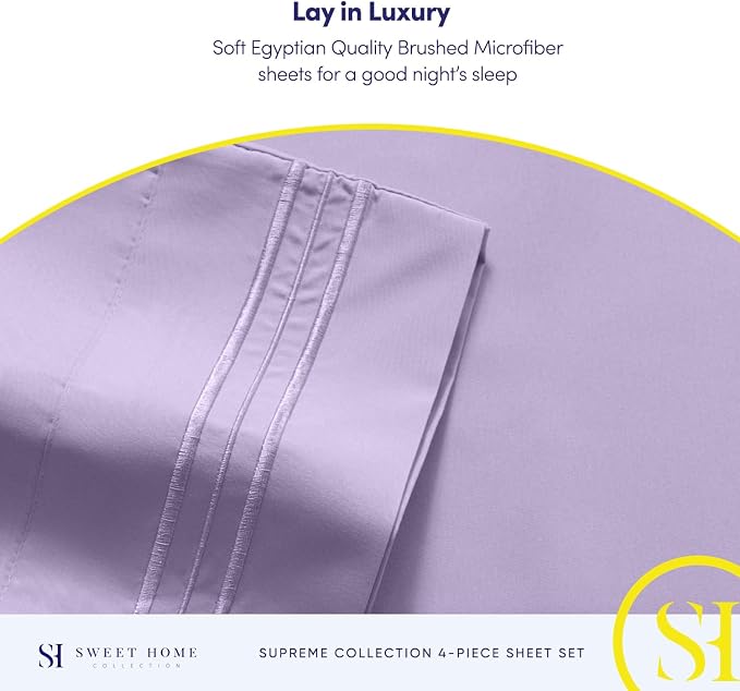 Twin XL Sheets - Breathable Luxury Sheets - 1800 Supreme Collection Extra Soft - Image 6