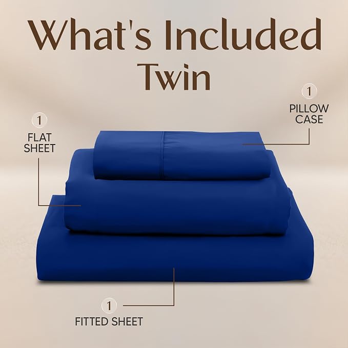 Utopia Bedding Twin Sheet Set – 3 Piece Bed Sheets - Image 3