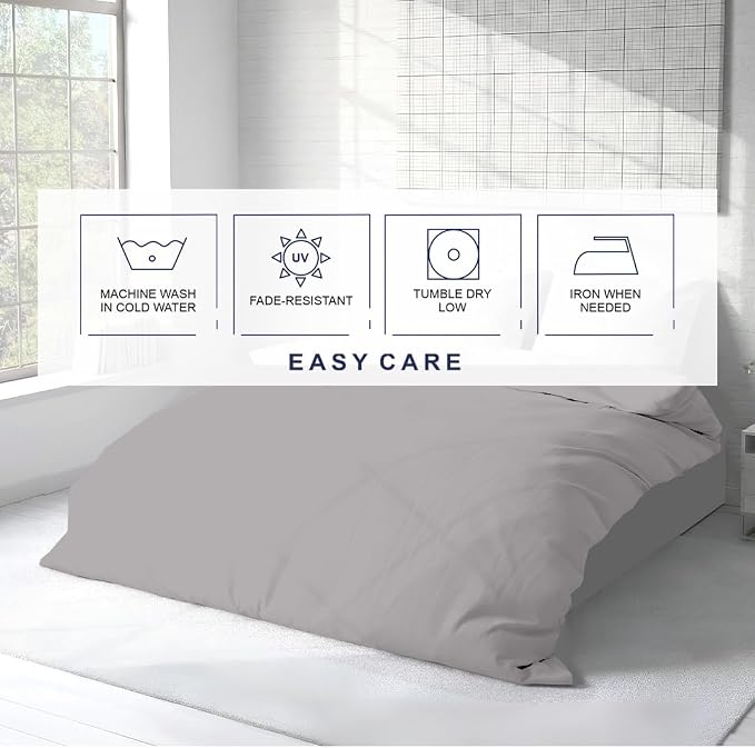 Kotton Culture 3 Pc California King Duvet Cover Set-100% Egyptian Cotton 600 - Image 6