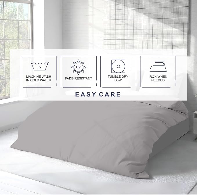 Kotton Culture 1 Pc Twin XL/Twin Duvet Cover Only-100% Egyptian Cotton 600 - Image 6