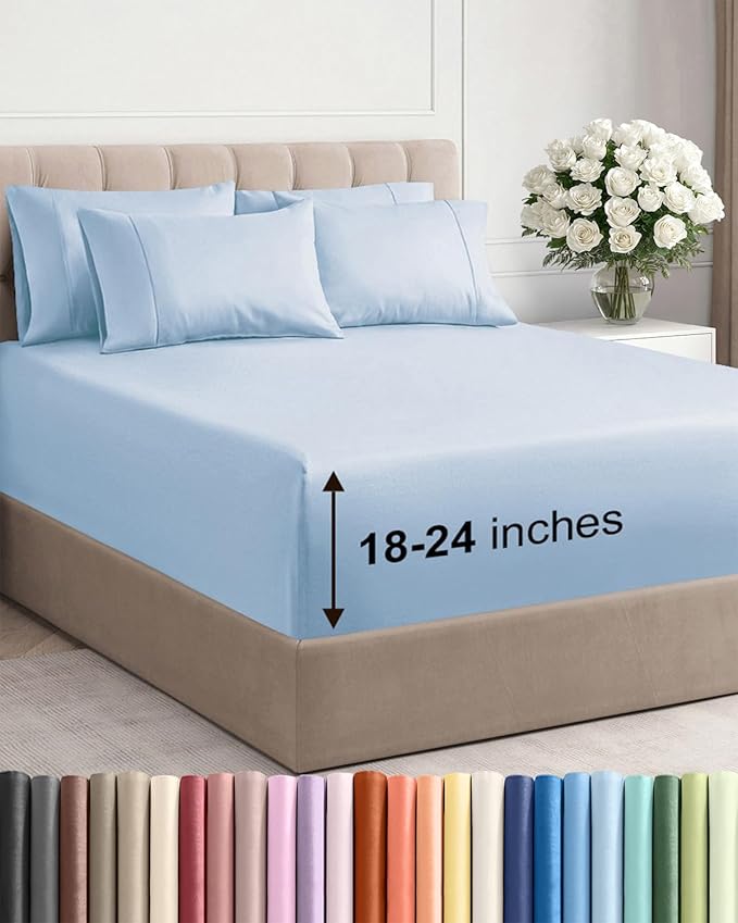 Extra Deep Cal King Sheet Set by CGKUnlimited