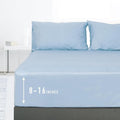Sunflower Queen Fitted Sheet, 1-Piece Deep Pocket Fitted Bottom Sheet 16" by SunflowerHometexUS