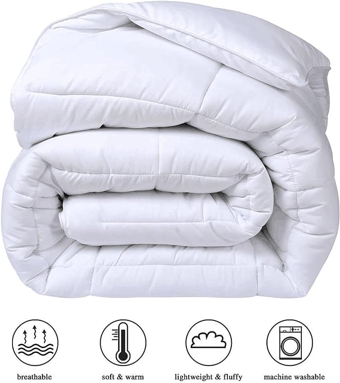 COHOME Premium Full Size Comforter, All-Season Quilted Down Alternative Duvet - Image 2