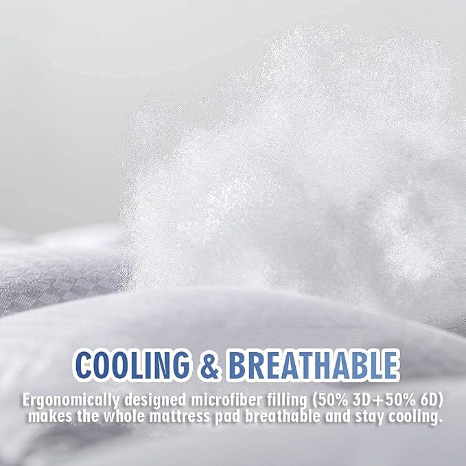 MATBEBY Full XL Mattress Pad - Image 3