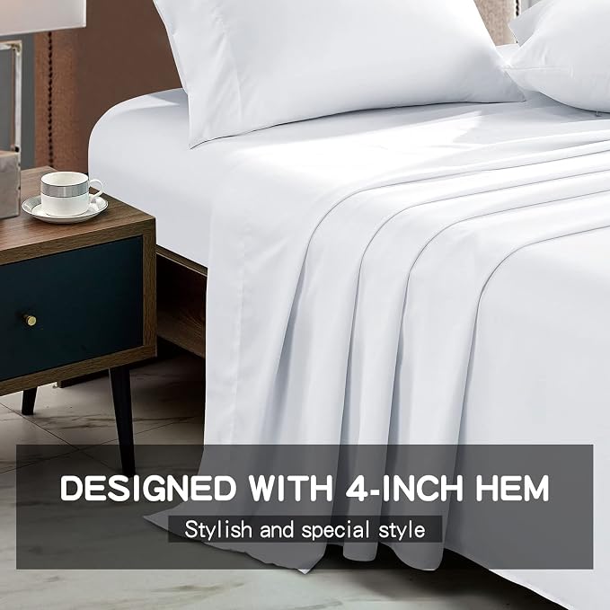 FreshCulture King Flat Sheets Only 2 Pack - Image 2