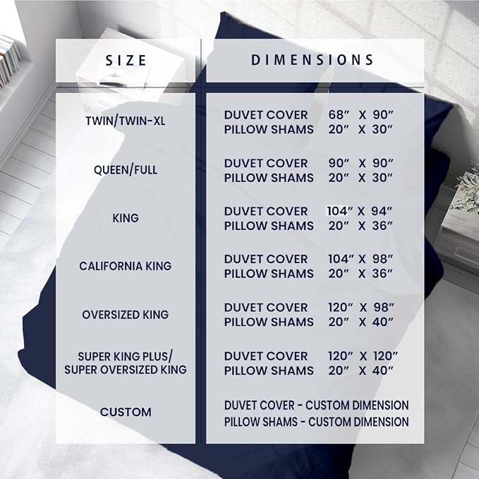 Kotton Culture 1 Pc 120"x120" Duvet Cover Super King Plus/Super Oversize King - Image 4