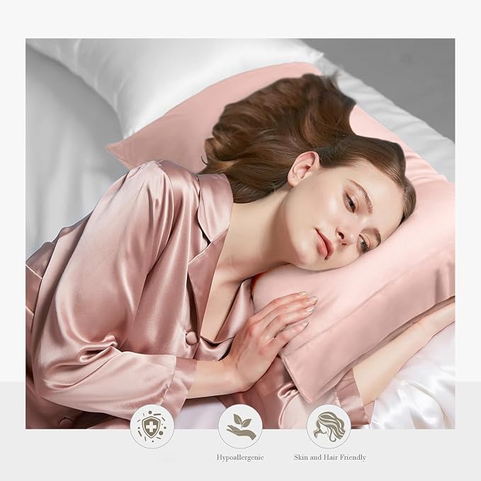 WishSmile Cooling King Pillow Cases Set of 2 Breathable Cool Silky Soft - Image 2
