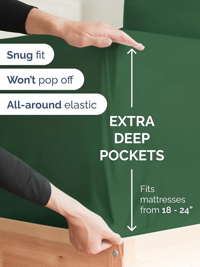 Extra Deep Twin XL Fitted Sheet - Image 2