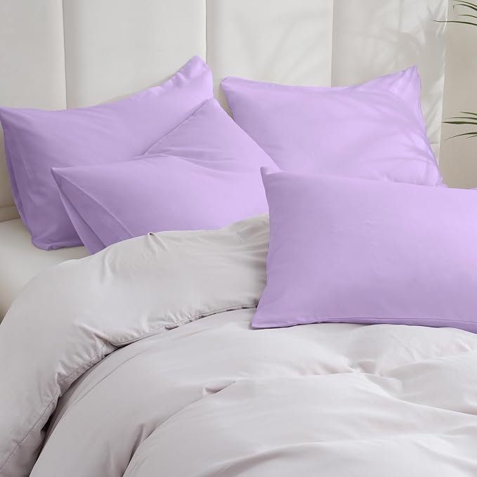 ZPECC Pillow Cases King Size Set of 4, 20x36 Envelope Closure Pillowcases - Image 2