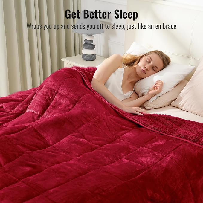 Uttermara Weighted Blankets for Adults Queen Size, 15lbs 60x80 inches Blanket - Image 3