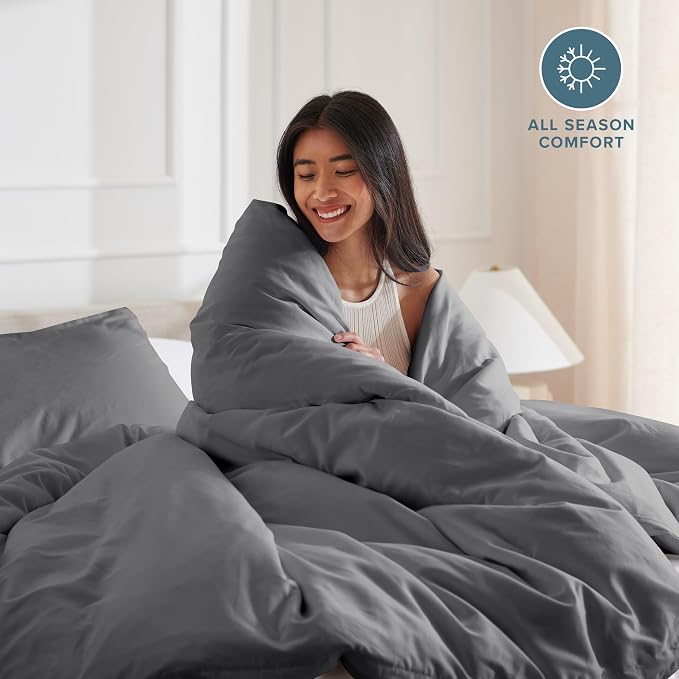 Bare Home Bedding Duvet Cover Queen Size - Image 3