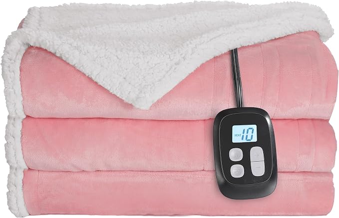 LaffyLo Electric Heated Blanket Full Size 72 x 84, Fast Heating Blanket - Image 6