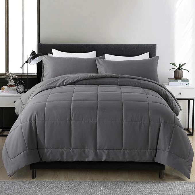 DOWNCOOL Twin Comforter Set -All Season Bedding Comforters Sets by DOWNCOOL