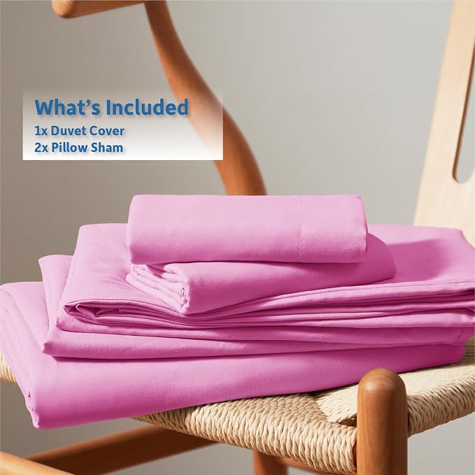 Nestl Light Pink California King Duvet Cover Sets - Image 9