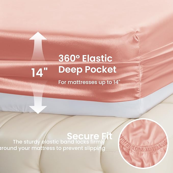 Love's cabin Satin King Sheet Sets - Image 4