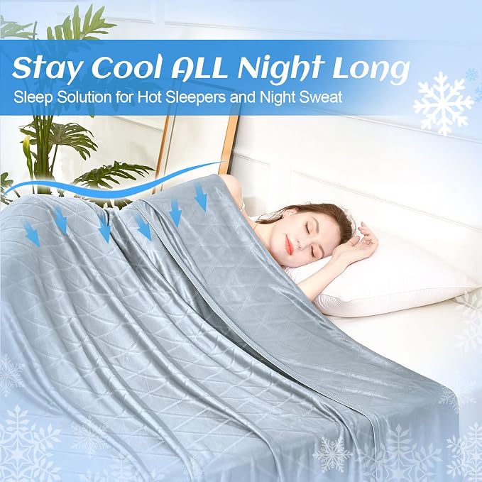 Ailemei Direct 【Upgraded Fabric Cooling Throw Blanket - Image 4