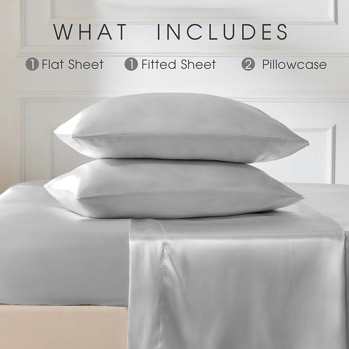 FreshCulture Satin Sheets King Size - Image 3