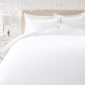 Amazon Basics Lightweight Wrinkle-Resistant Microfiber 3 Piece Duvet Cover Set by AmazonBasics