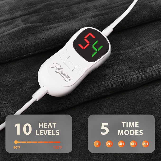 Homemate Electric Heated Blanket Twin Size - Image 4
