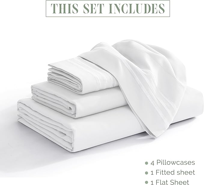 Elegant Comfort Luxurious 1500 Premium Hotel Quality Microfiber Three Line - Image 4