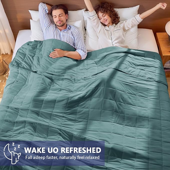 yescool Weighted Blanket for Adults Cooling Heavy Blanket for Sleeping Perfect - Image 4
