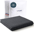 YnM 17lbs Weighted Blanket for Adults, Cotton Heavy Bed Throw Blanket by YNM