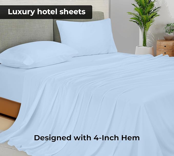 Royale Linens California King Flat Sheet - Image 2