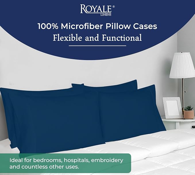 Royale Linens Standard Pillowcase Set of 2 - Image 6