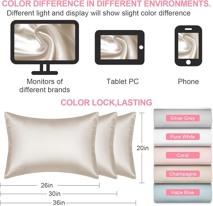 Silk Pillow Cases King Size - Image 7