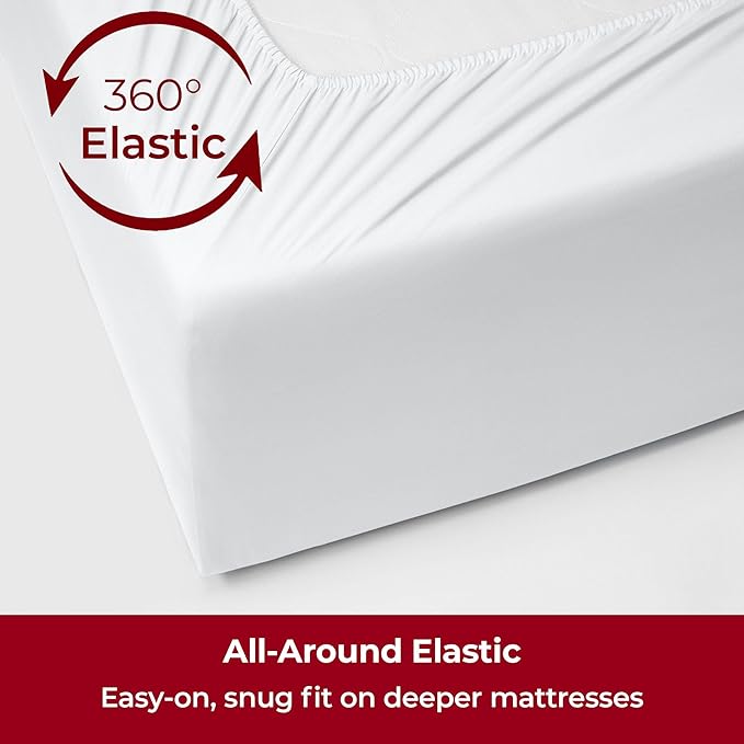 Mellanni Extra Deep Twin Sheets - Image 5