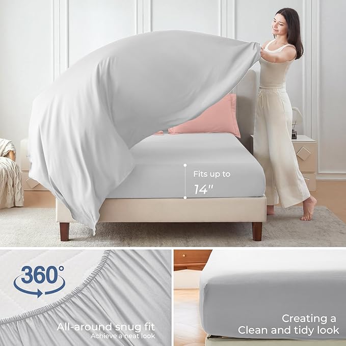 Sasttie Full Size Comforter Sets, 7 Pieces Reversible Bed in a Bag Full - Image 4