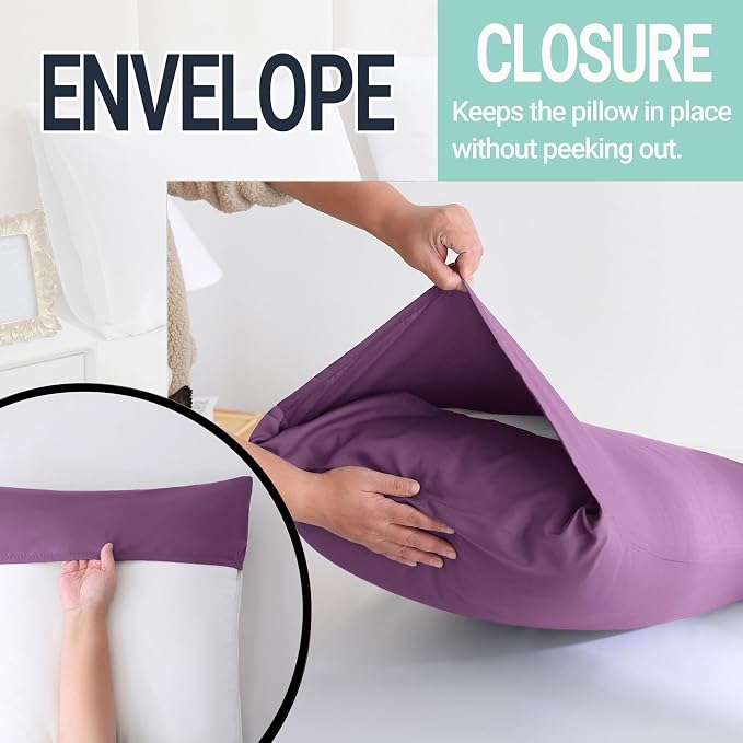 ZPECC Pillow Cases King Size Set of 12, 20x36 Envelope Closure Pillowcases - Image 5