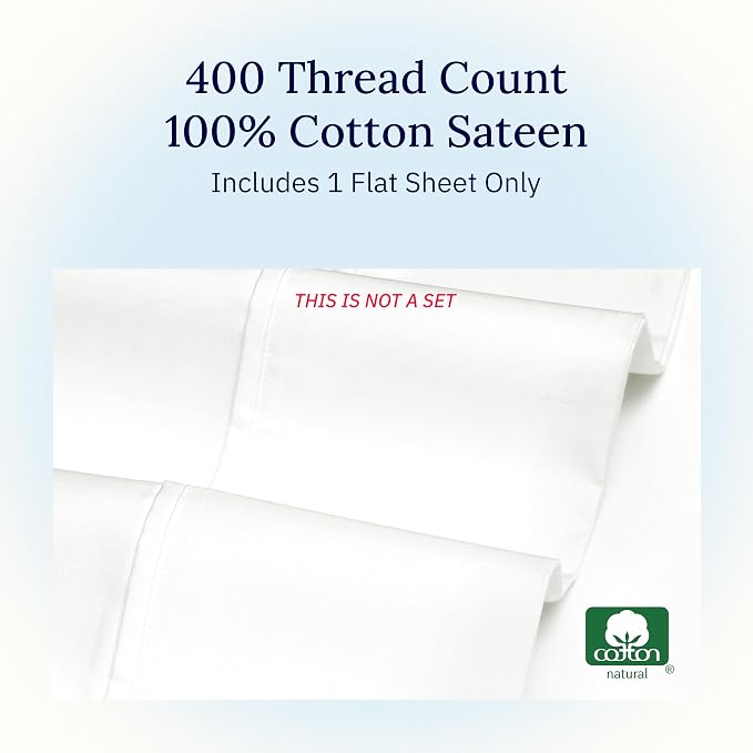 California Design Den Full Size Flat Sheet Only - Image 5