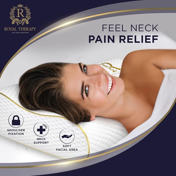 4-Layer King, Contour Pillow, Side Sleeper Pillow, Orthopedic Pillow, Neck - Image 3
