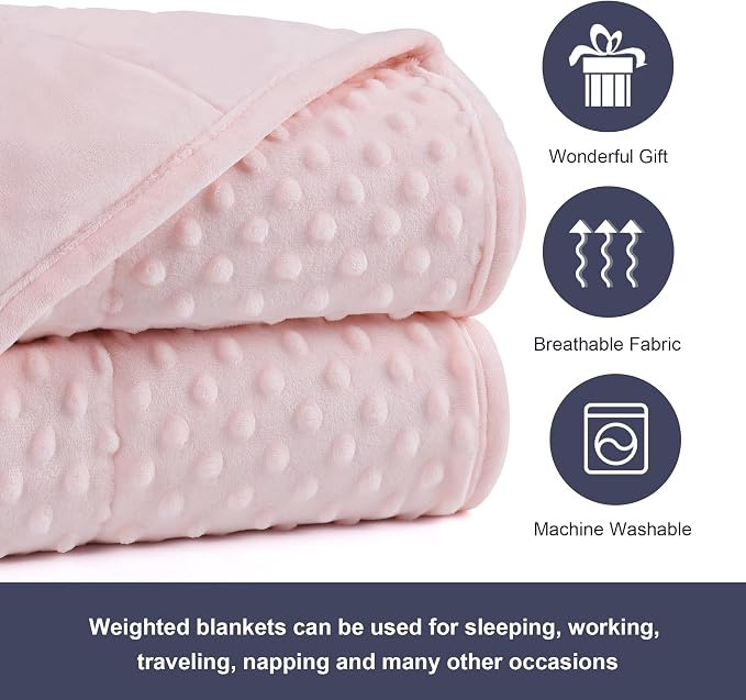 Alomidds Weighted Blanket, Luxury Velvet Weighted Blankets - Image 6