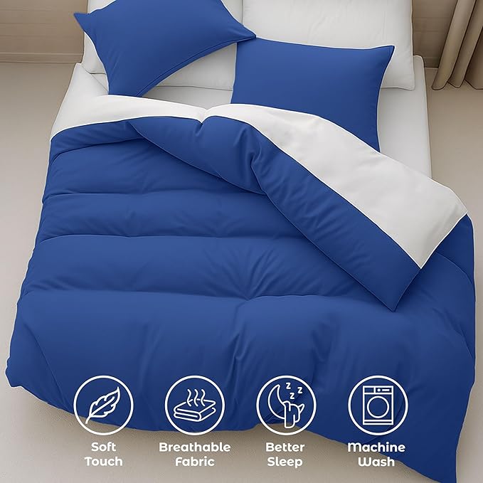 Pure Bedding Duvet Cover Twin/Twin XL Size - Image 4