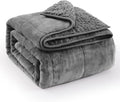 Super Fuzzy Soft Sherpa Fleece Weighted Blanket, 12 lbs Dual Sided Fluffy Heavy by EazfyPro