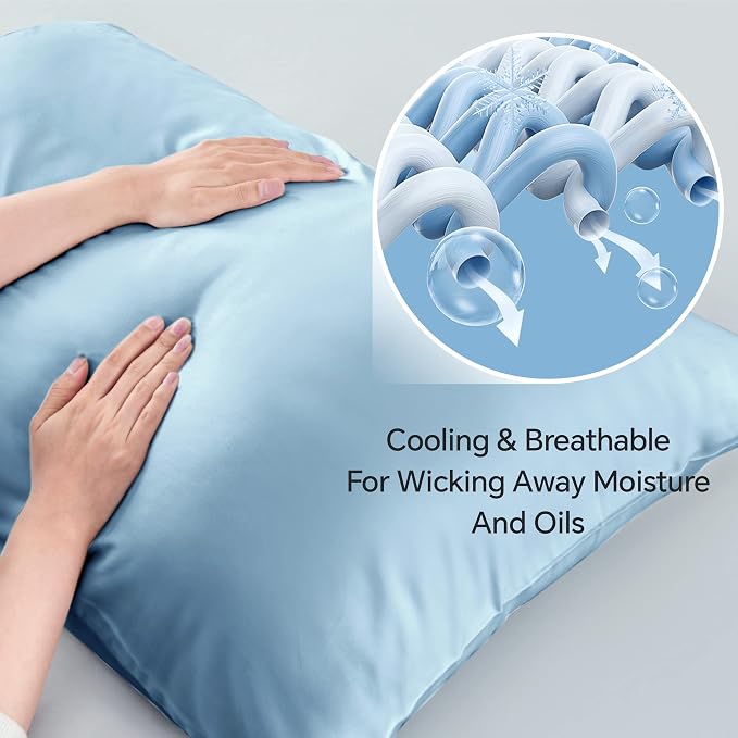 BEDELITE Body Pillow Case Cover, Rayon Made from Bamboo, Cooling Body Pillow - Image 4