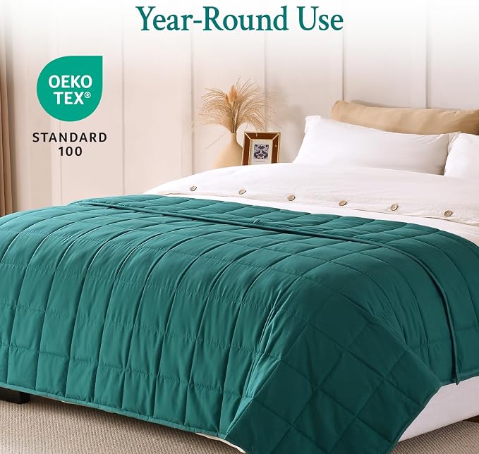 Topblan Weighted Blanket for Adults 15lbs, Soft Cooling Weighted Blankets - Image 4