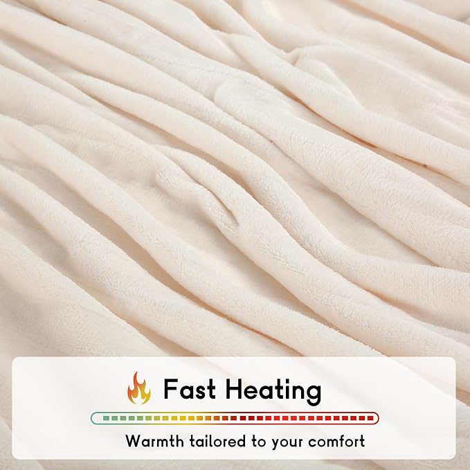 Heated Blanket Electric Blanket Queen Size 84''x90'' - Image 6