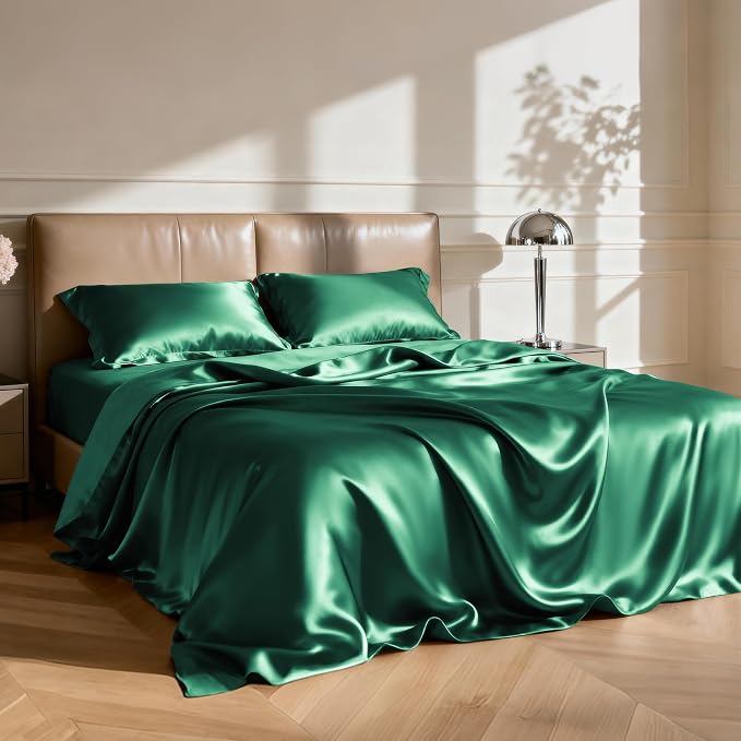Love's cabin Twin XL Satin Sheet Sets - Image 2
