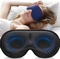 YFONG Weighted Sleep Mask, Women Men 3D Eye Mask Blocking Lights Sleeping Mask by YFONG