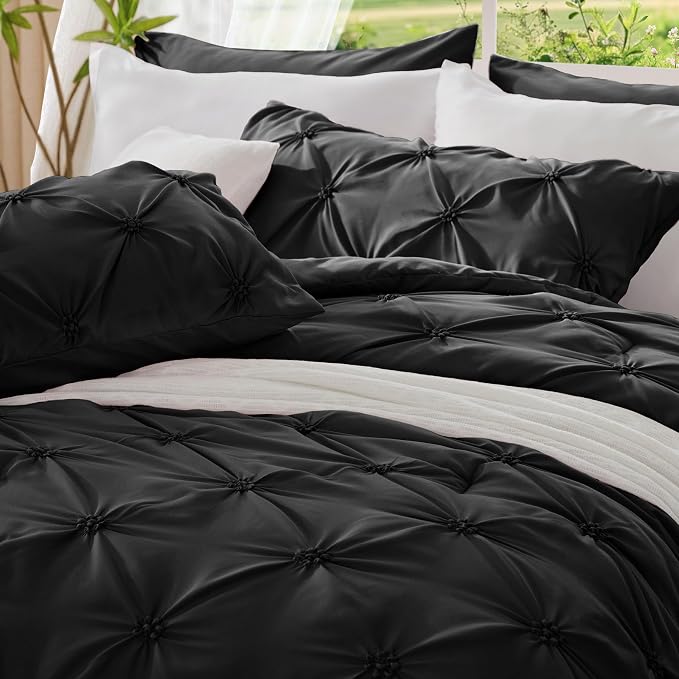 BEDELITE Black Twin Comforter Set - Image 6