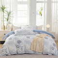 OAITE Duvet Cover Set Twin Size Floral Pattern 500 Thread Count Ultra Soft 100% by OAITE