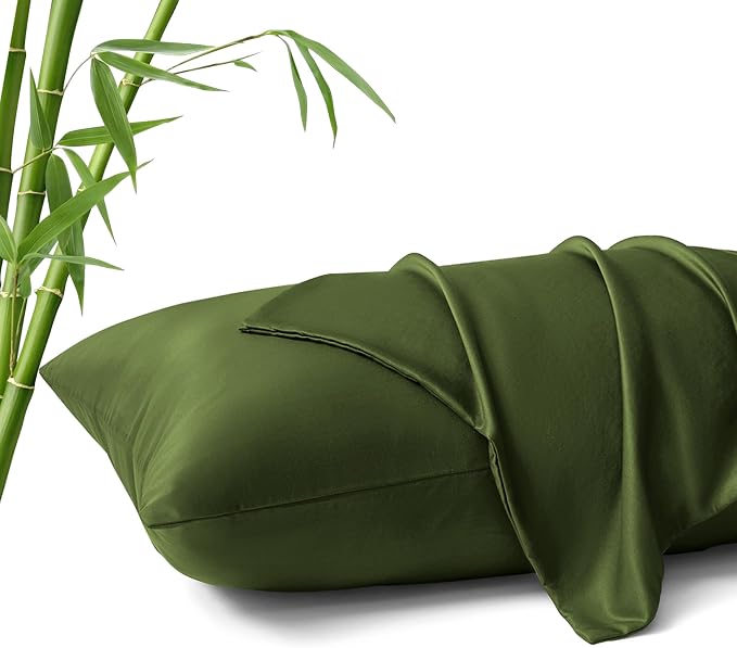MR&HM Queen Pillow Cases Set of 2, Cooling Pillow Case by MRHM