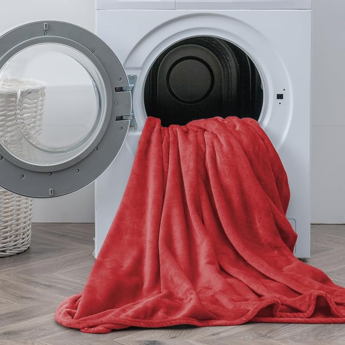 BEDELITE Flannel Sheets Full Size Red - Image 8