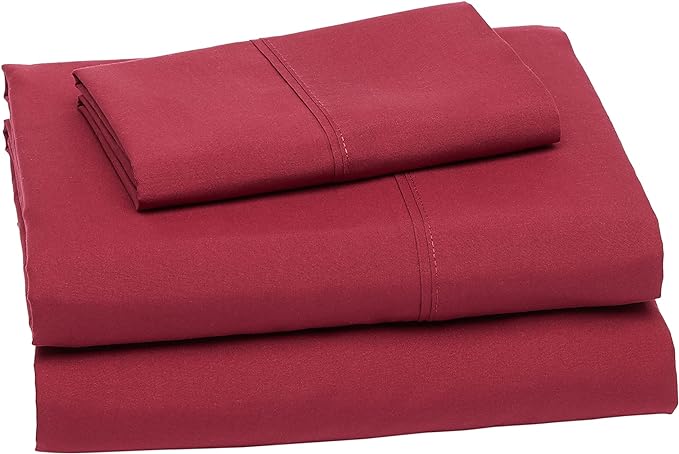 Amazon Basics Lightweight Super Soft Easy Care Wrinkle Free Breathable Brushed - Image 2